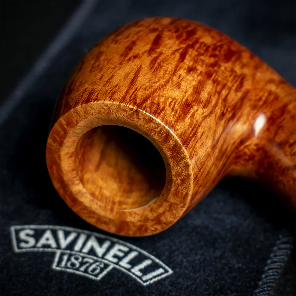 Savinelli Whiskey Natural Smooth 616KS - 6mm Briar Pipe - Image 5
