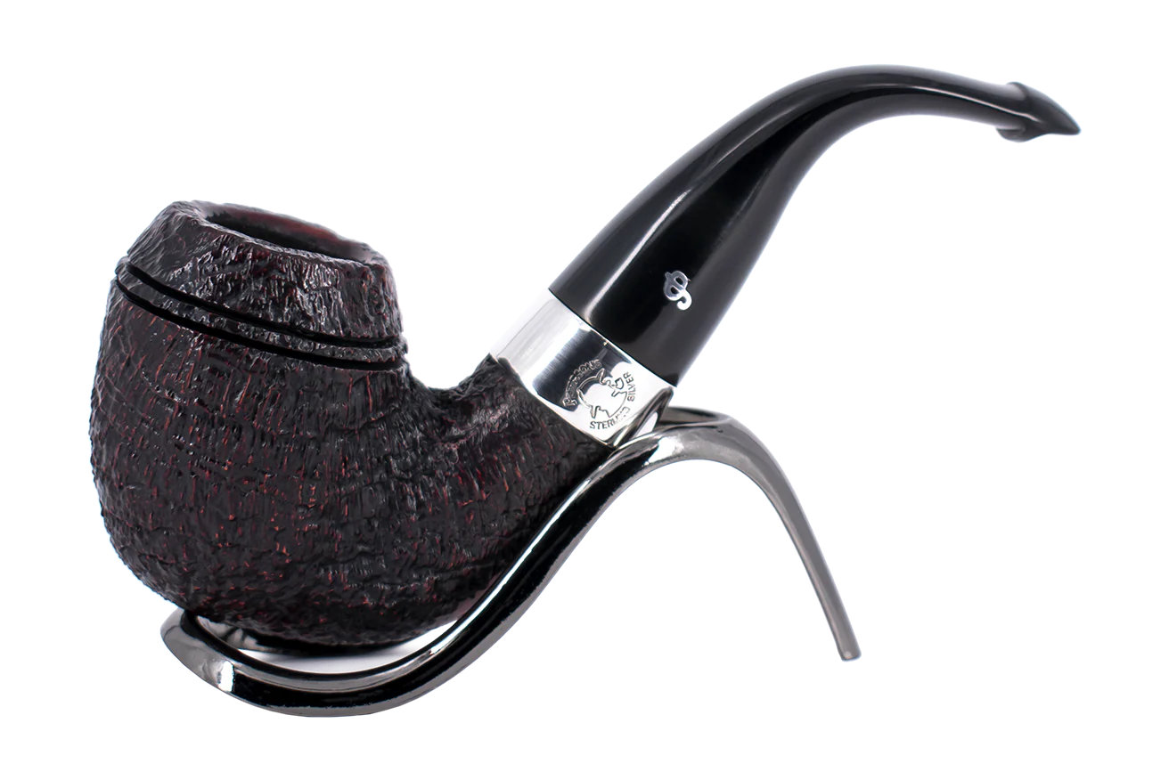 Peterson of Dublin Sherlock Holmes Briar Smoking Pipe - Red Sandblast Baskerville