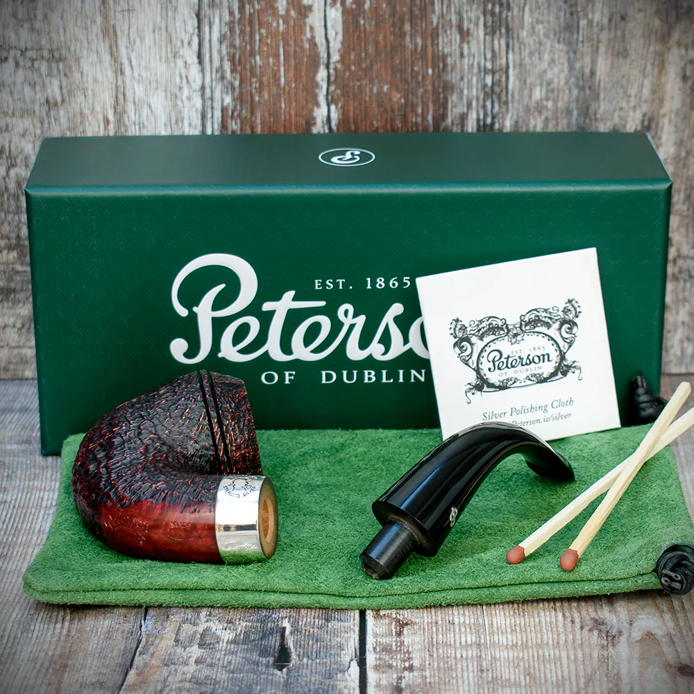 Peterson of Dublin Sherlock Holmes Briar Smoking Pipe - Red Sandblast Baskerville - Image 4