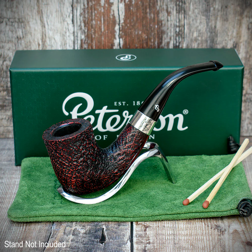Peterson of Dublin Sherlock Holmes Briar Smoking Pipe - Red Sandblast Rathbone - Image 2