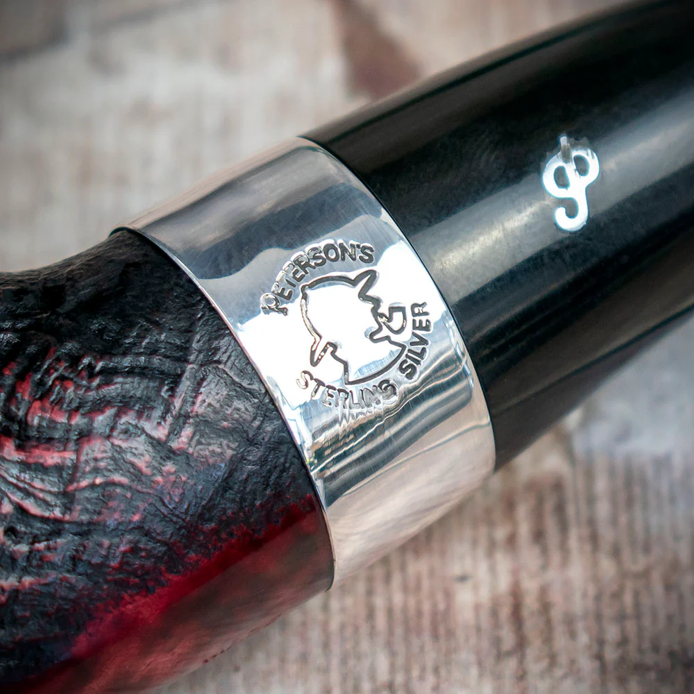 Peterson of Dublin Sherlock Holmes Briar Smoking Pipe - Red Sandblast Rathbone - Image 5