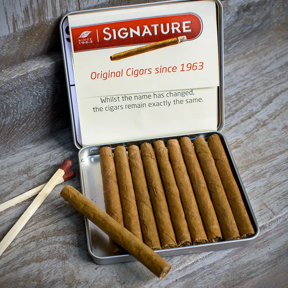 Signature Blue Small Cigars - Pack of 10 - Image 2