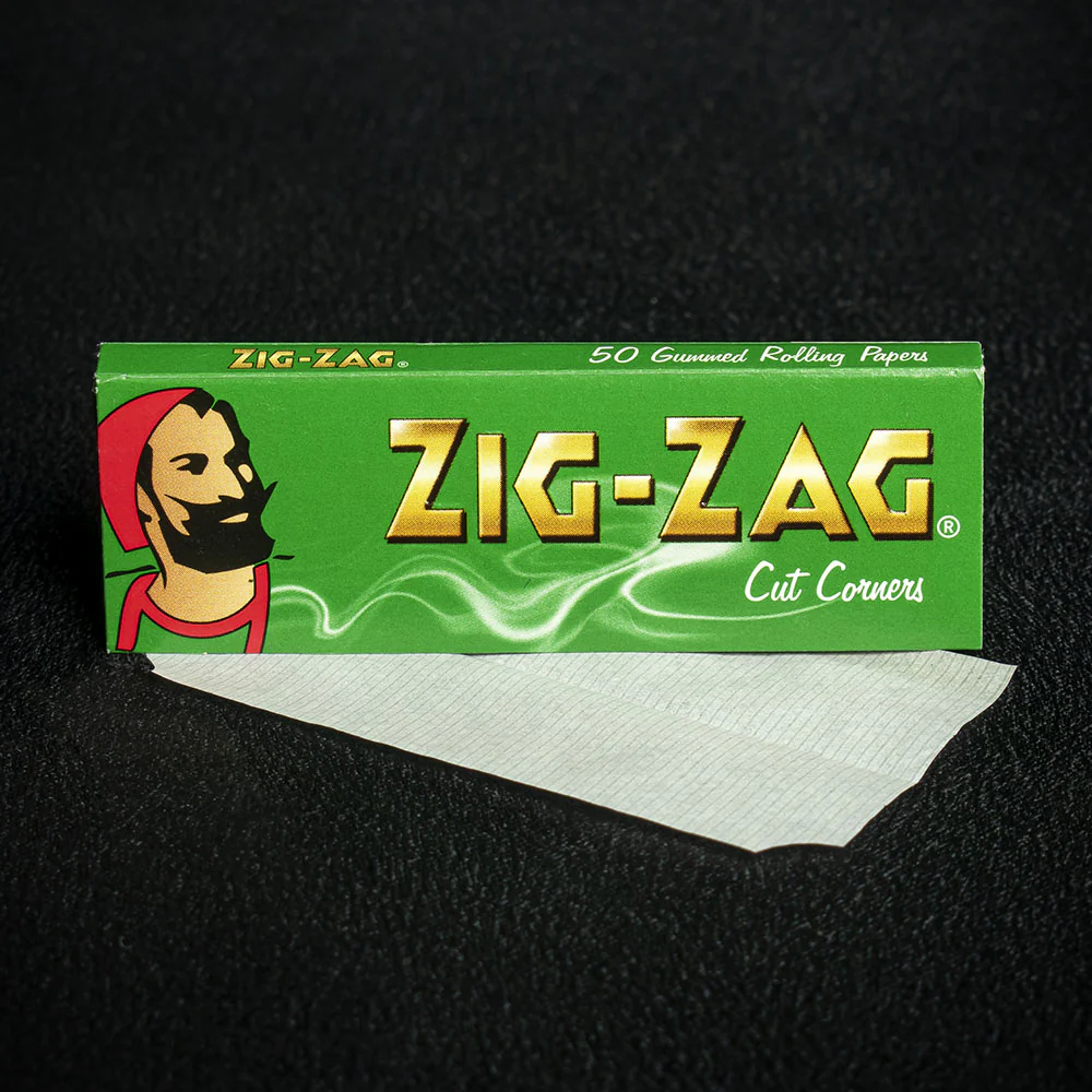 Zig Zag Regular Green Cigarette Papers - Single Pack