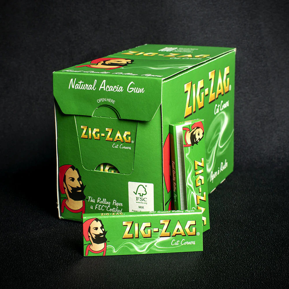 Zig Zag Regular Green Cigarette Papers - Single Pack - Image 5