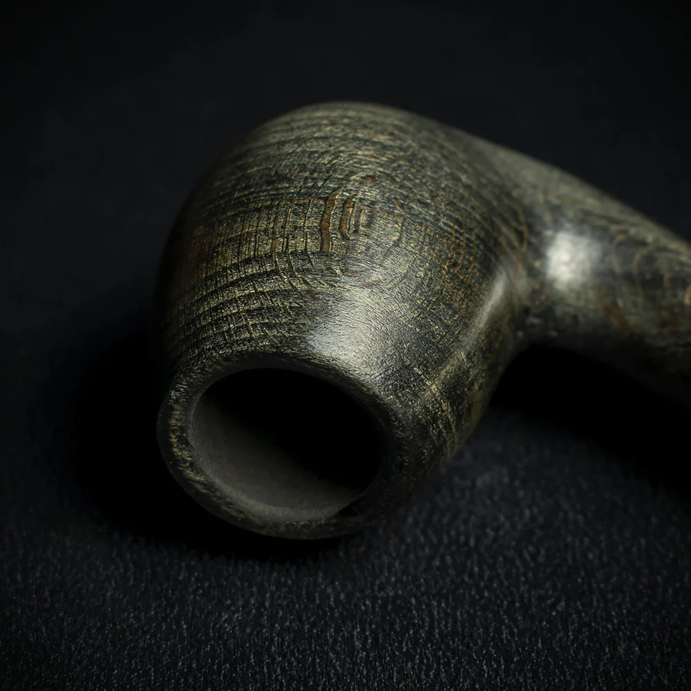 Smoke-King 9mm Black Beechwood Budget Pipe - Bent - Image 5
