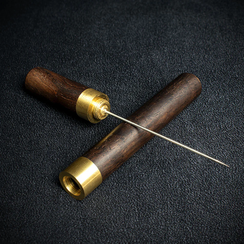 Vintage Style Wooden Cigar Drill Spike - Draw Enhancer Tool - Image 4