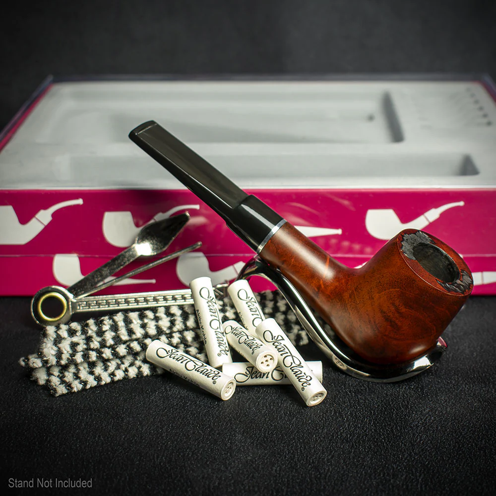 Jean Claude Pipe Smoker's Starter Kit - Straight Rustic Pipe - Image 3