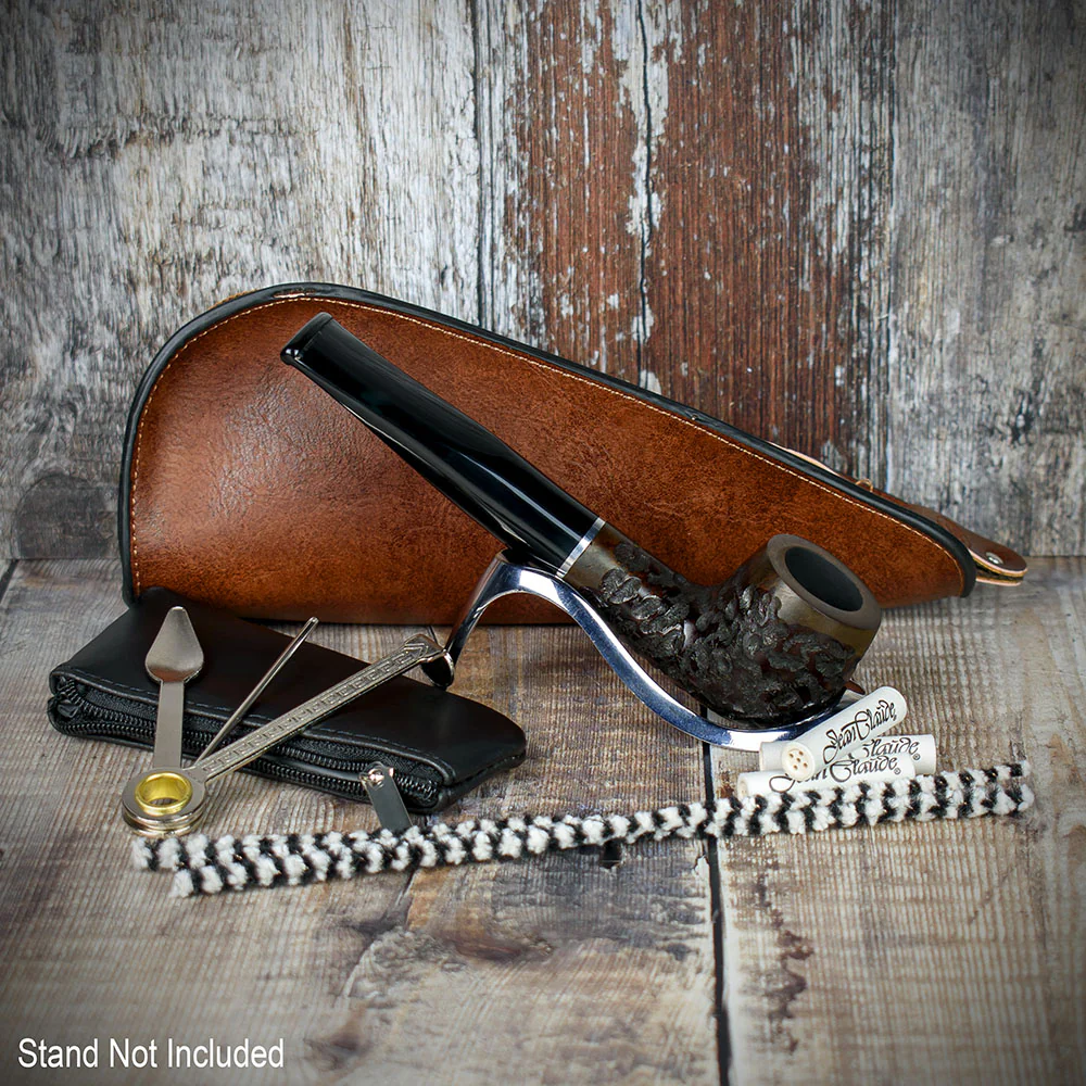 Smoke-King Pipe Smoker's Starter Kit - Brown Leather Pouch - Image 3
