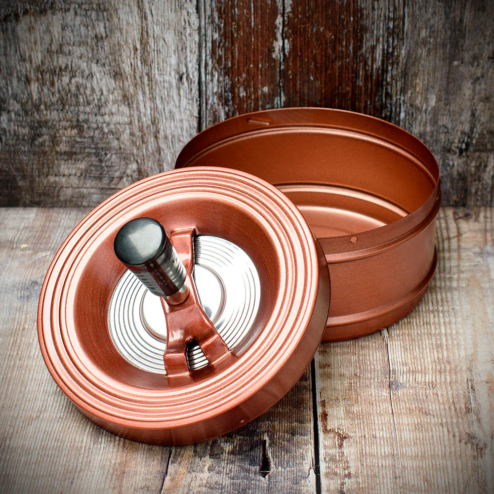 Spinner Ashtray - Copper Finish 12mm - Image 2