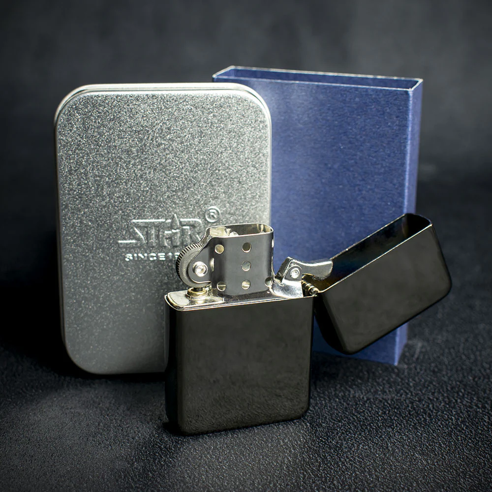 Star Petrol Lighter - Black Ice - Image 3