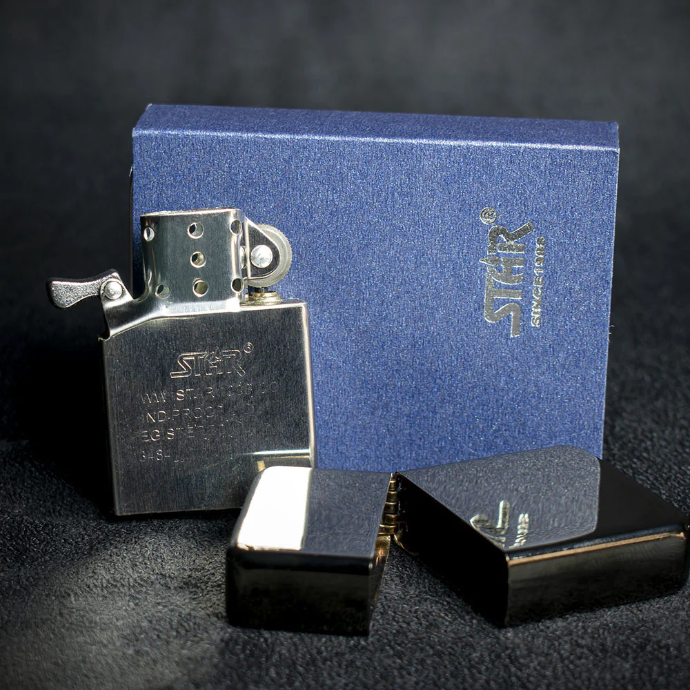 Star Petrol Lighter - Black Ice - Image 4