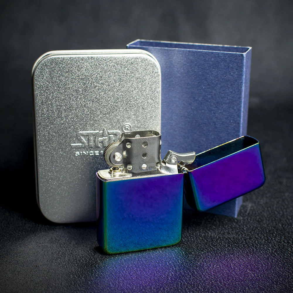 Star Petrol Lighter - Rainbow - Image 3