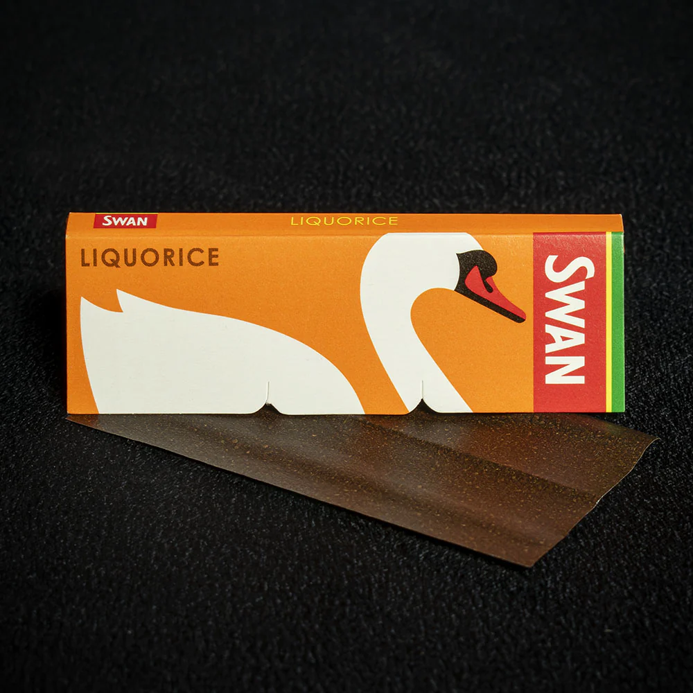 Swan Rolling Papers Regular Liquorice - 5 Packs - Image 2
