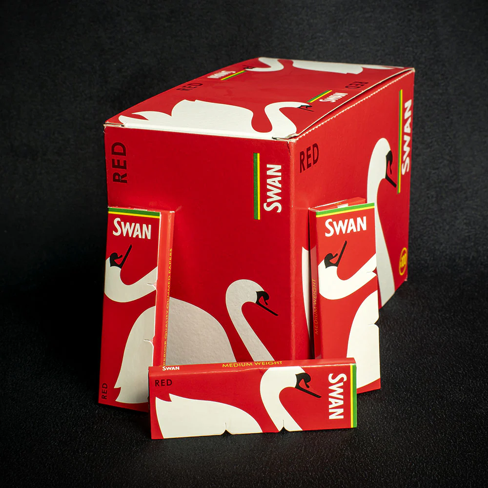 Swan Rolling Papers Regular Red - 5 Packs - Image 4