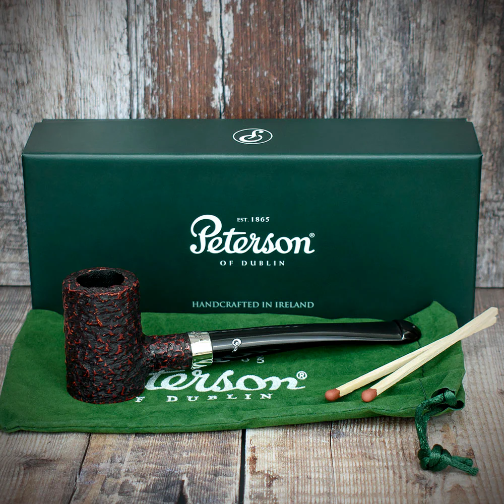 Peterson of Dublin Speciality Tankard Rustic Briar Smoking Pipe - Image 2
