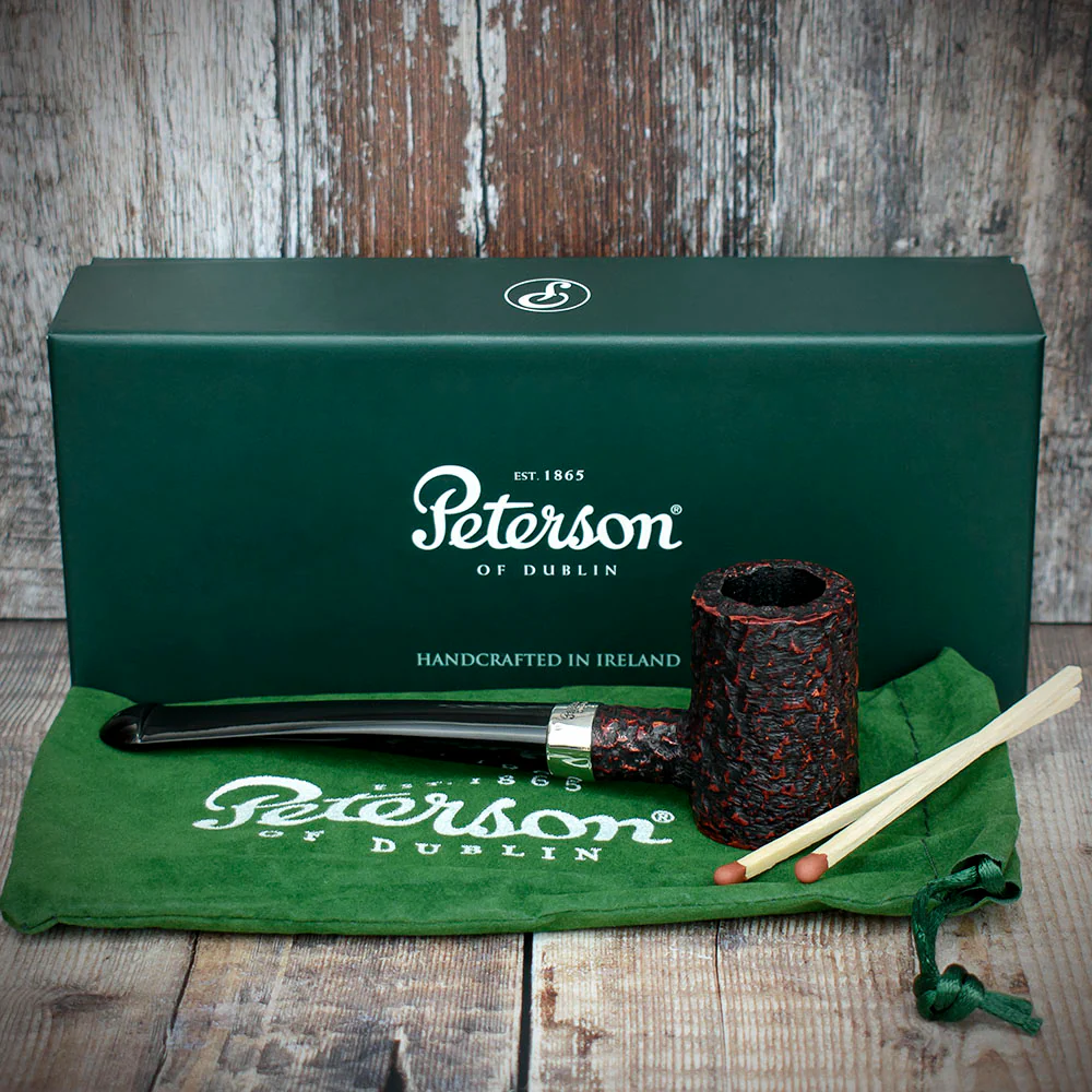 Peterson of Dublin Speciality Tankard Rustic Briar Smoking Pipe - Image 3