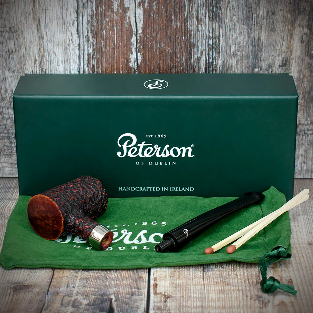 Peterson of Dublin Speciality Tankard Rustic Briar Smoking Pipe - Image 4