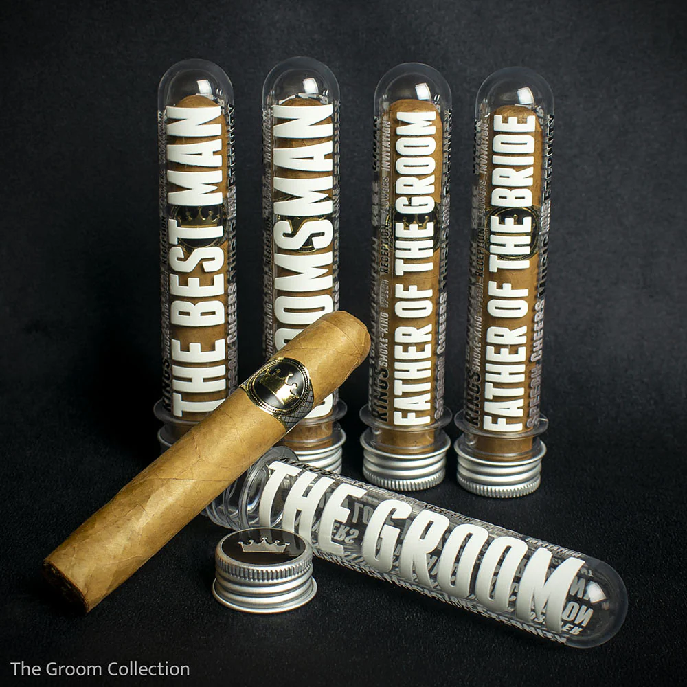 Wedding Cigar Gift Tube + Smoke-King Robusto - The Best Man - Image 7