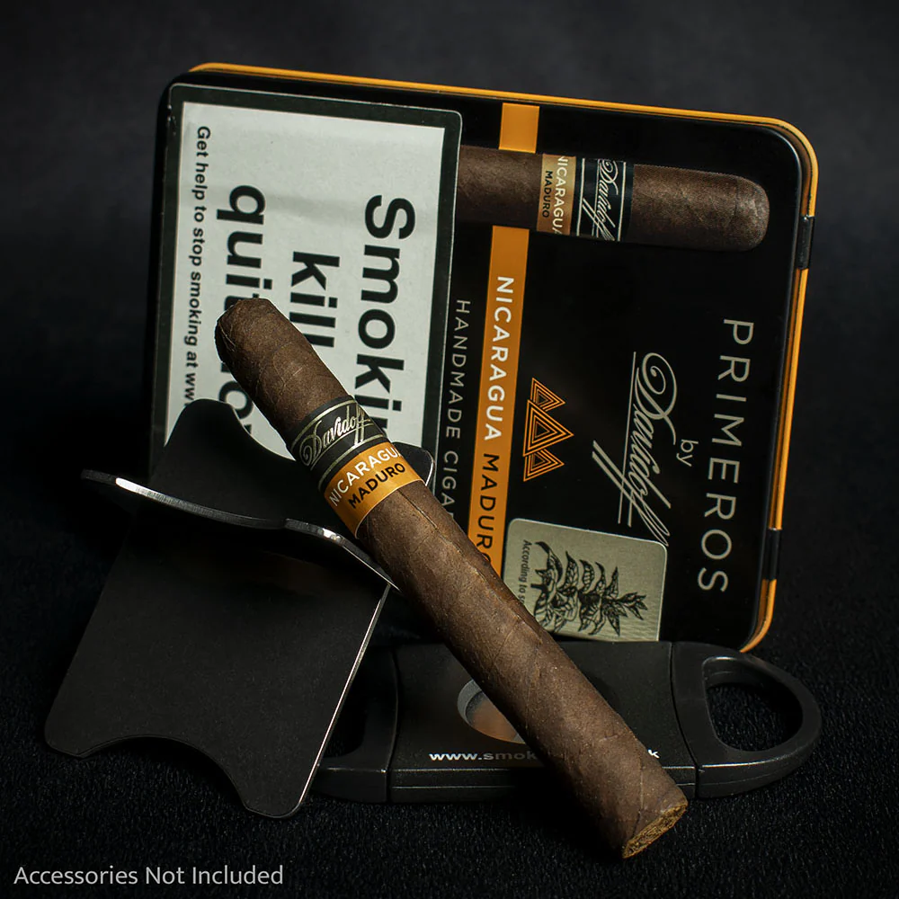 Davidoff Primeros Nicaragua Maduro Petit Panetela Cigars - Tin of 6 - Image 2