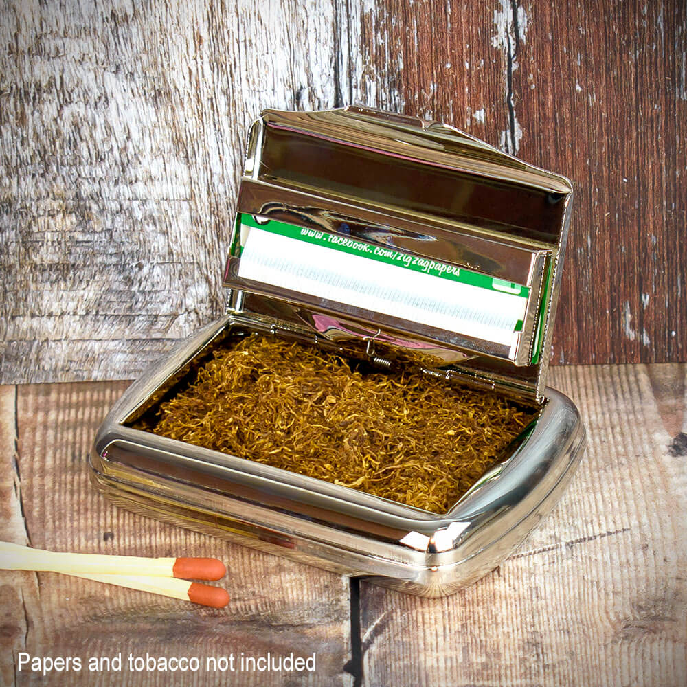 Tobacco Tin with Paper Holder - Union Jack Design - Image 4