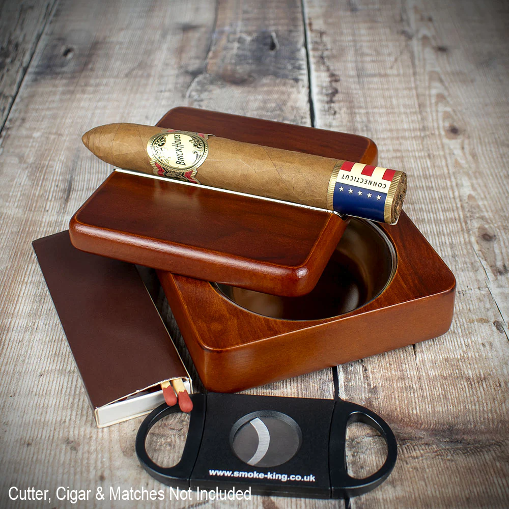 Twist Top Cigar Rest + Ashtray Rosewood - Image 4