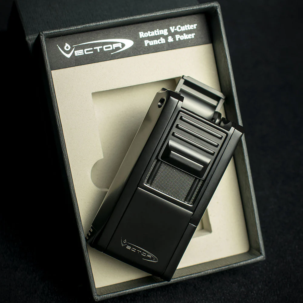 Vector Thor Single Flame with V-cutter - Black Matte - Image 2