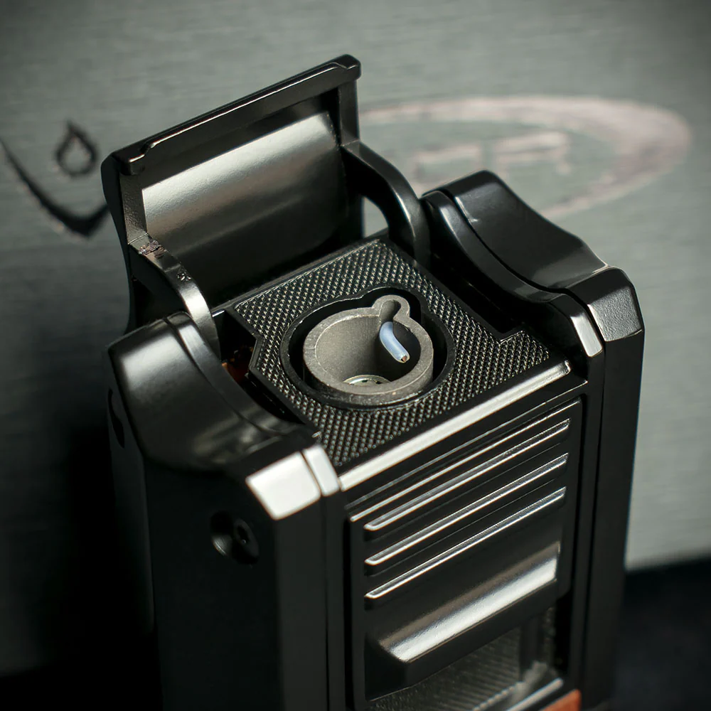 Vector Thor Single Flame with V-cutter - Mahogany Marble - Image 4