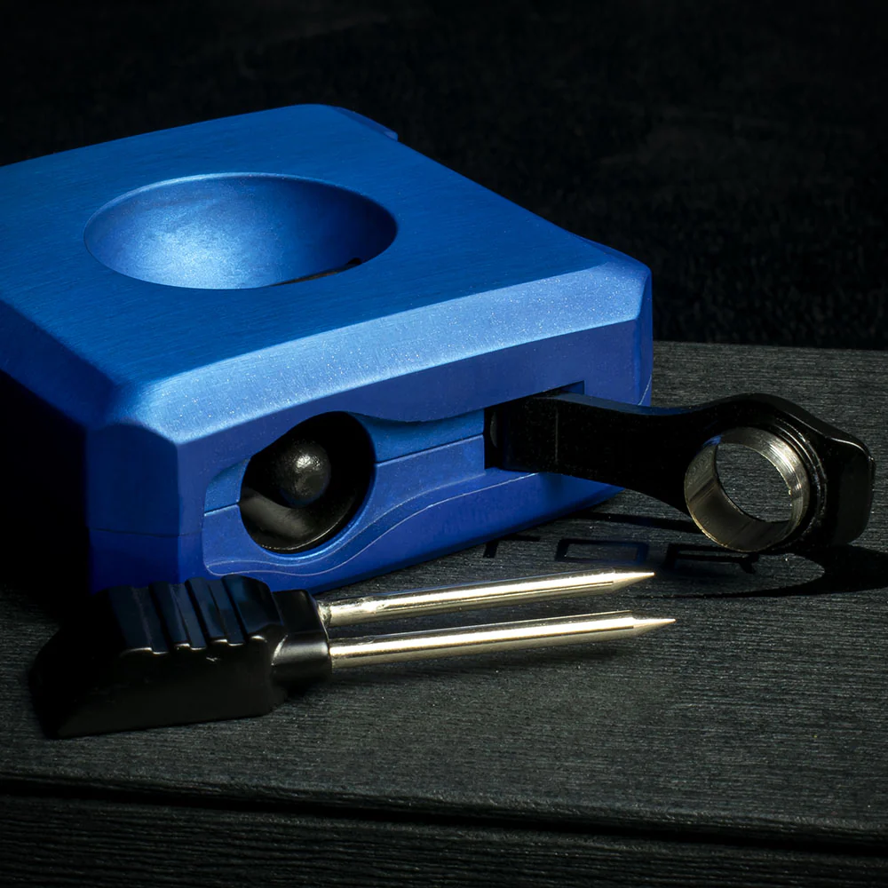 Vector Vcube V-Cut & Punch Cigar Cutter - Sky Blue - Image 5