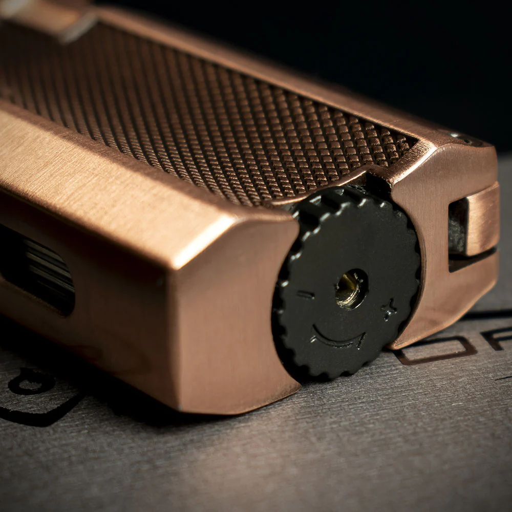 Vector VMotion Twin Jet Flame Lighter With Punch Cutter - Copper - Image 4