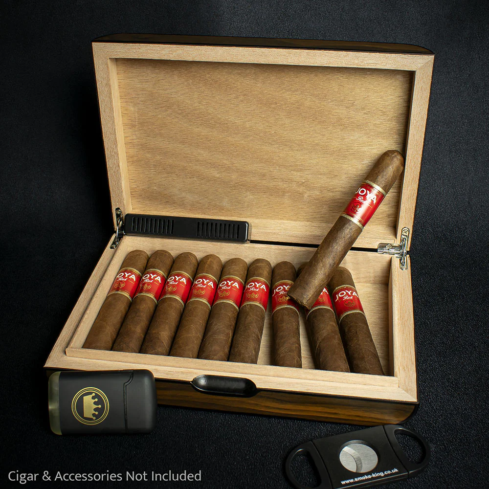 Walnut Finish Humidor - 10 Cigar Capacity - Image 3