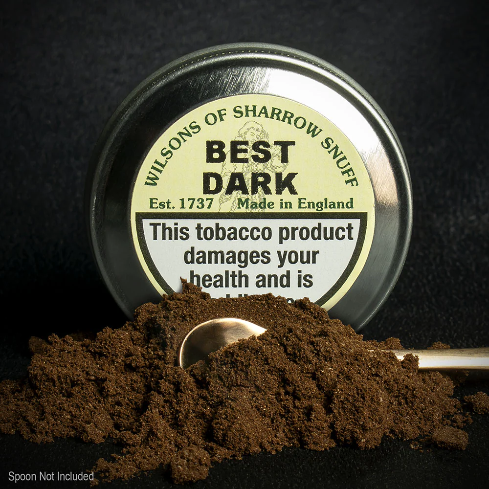 Wilsons of Sharrow Best Dark (Menthol & Fruit) Snuff - 10g Tin (Medium)