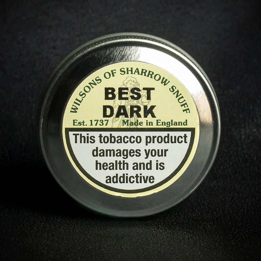 Wilsons of Sharrow Best Dark (Menthol & Fruit) Snuff - 10g Tin (Medium) - Image 2