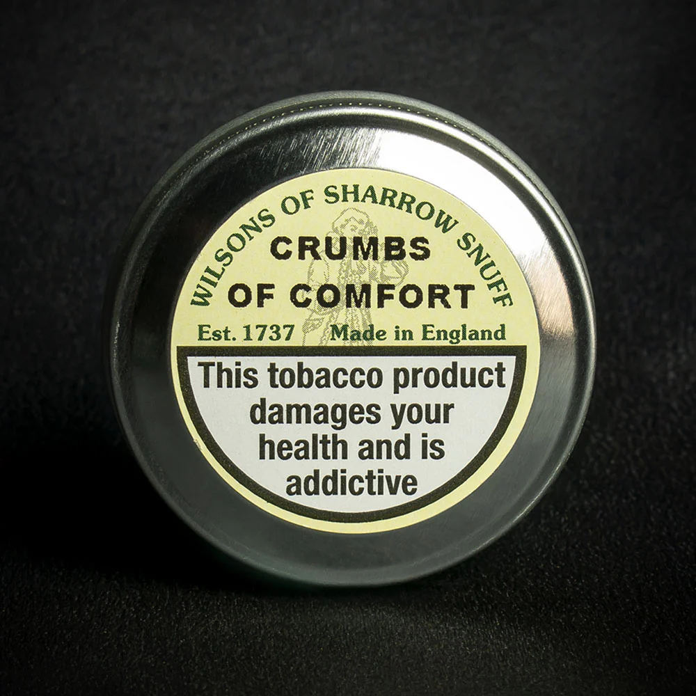Wilsons of Sharrow Crumbs of Comfort (Menthol & Spearmint) Snuff - 10g Tin (Medium) - Image 2