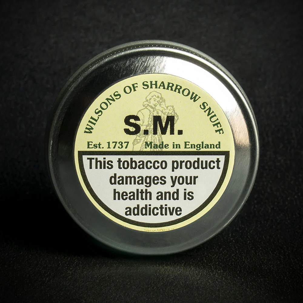 Wilsons of Sharrow S.M. (Eucalyptus & Menthol) Snuff - 10g Tin (Medium) - Image 2