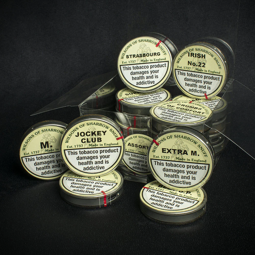 Wilsons of Sharrow Snuff 20 x 5g Tap Tins Assorted Flavours - Image 2