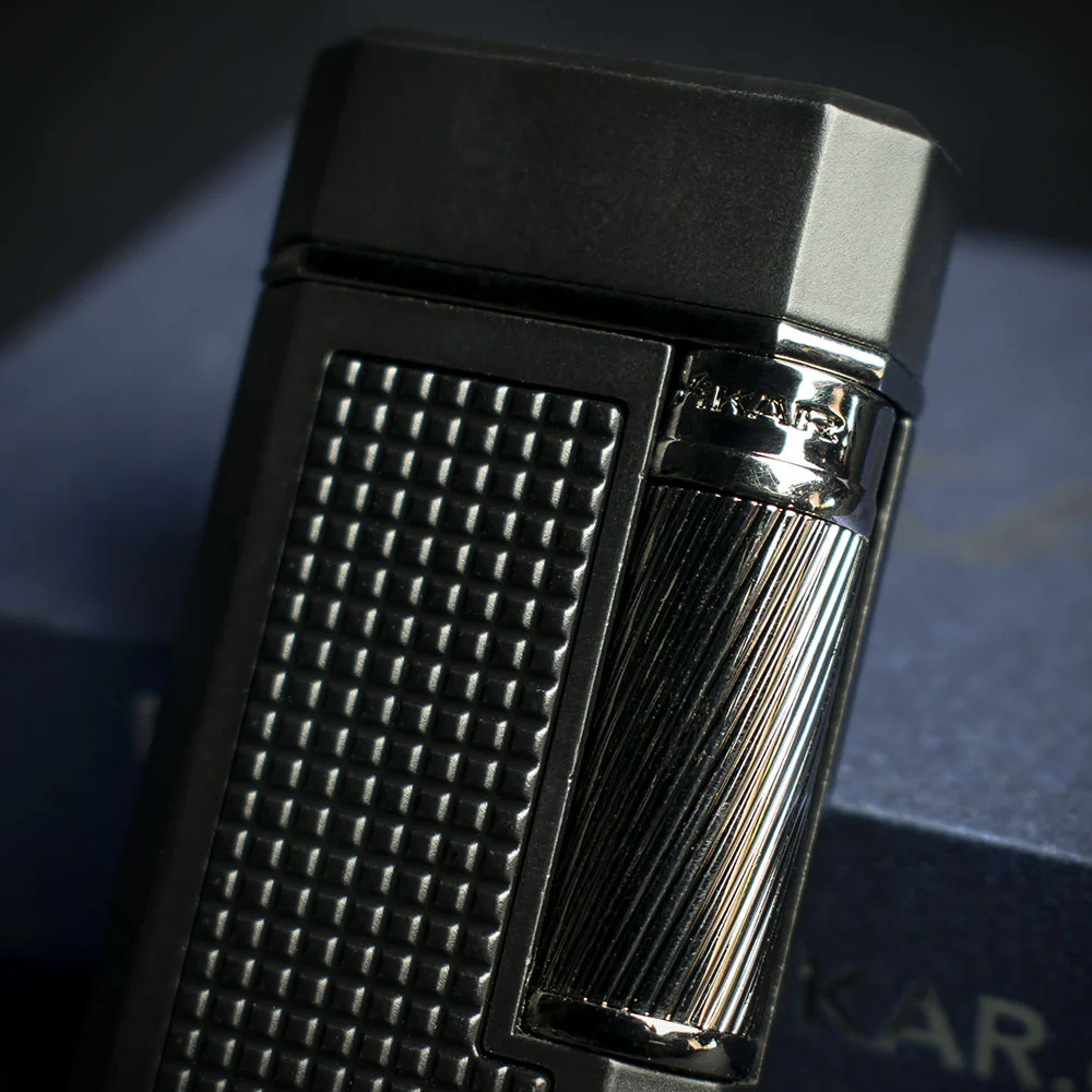XiKar Ardore Double Soft Flame Cigar Lighter - Black - Image 3