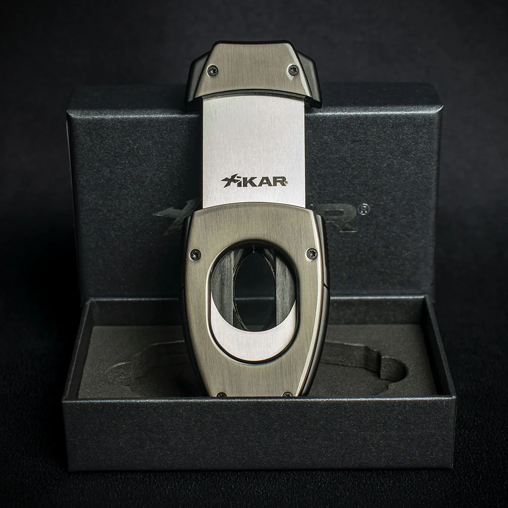 Xikar Flip Dual Cigar Cutter - Gunmetal - Image 3