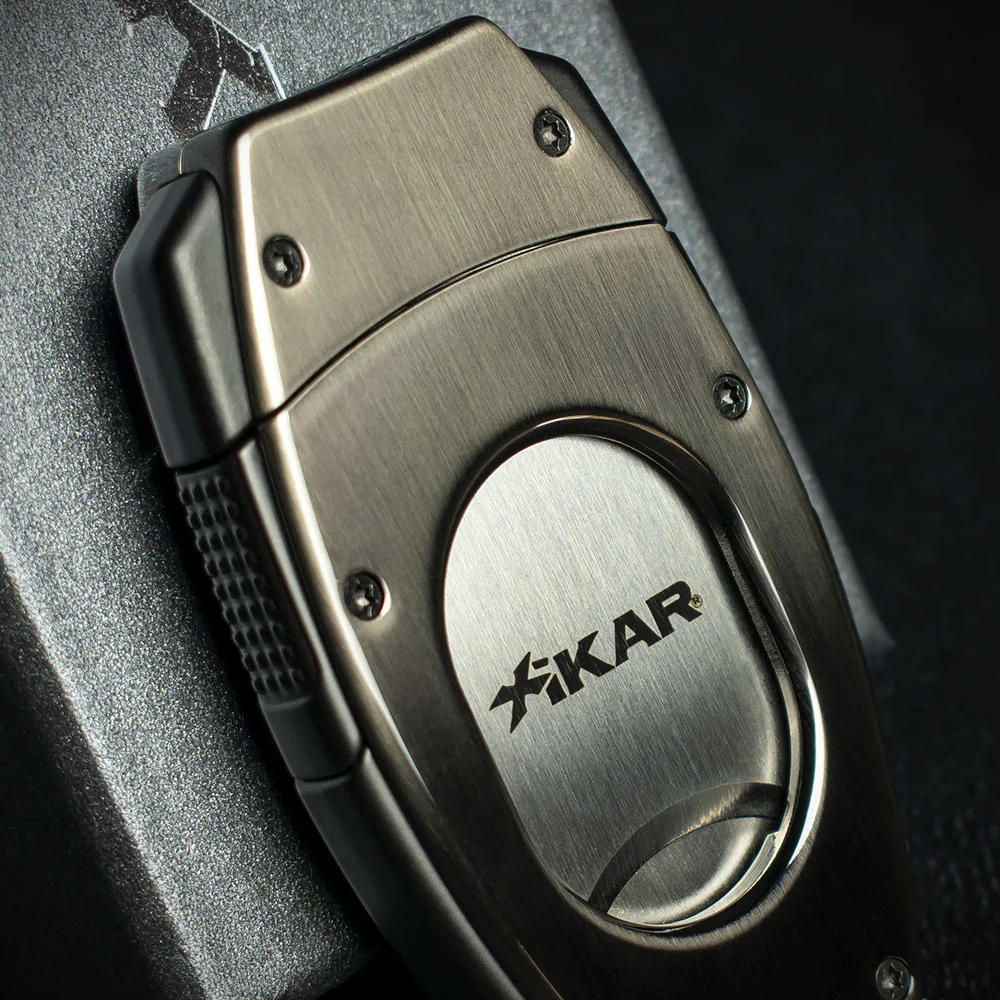 Xikar Flip Dual Cigar Cutter - Gunmetal - Image 5