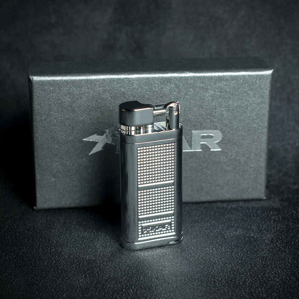 Xikar Pipeline Pipe Lighter - Chrome & Silver - Image 2