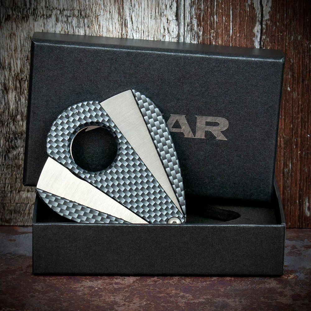 Xikar Xi-2 Carbon Fibre Wrap 200CF Double Blade Guillotine Cigar Cutter - Image 3