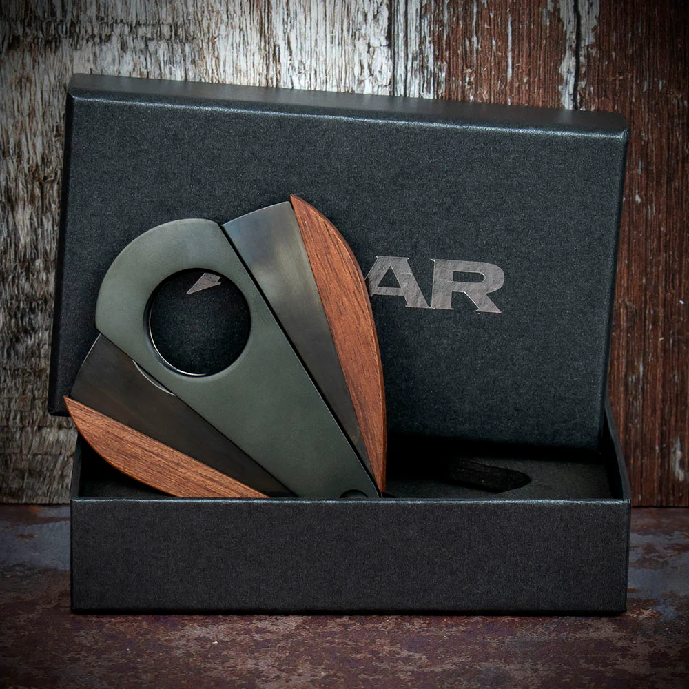 Xikar Xi-3 Phantom Redwood 300BKRW Double Blade Guillotine Cigar Cutter - Image 3